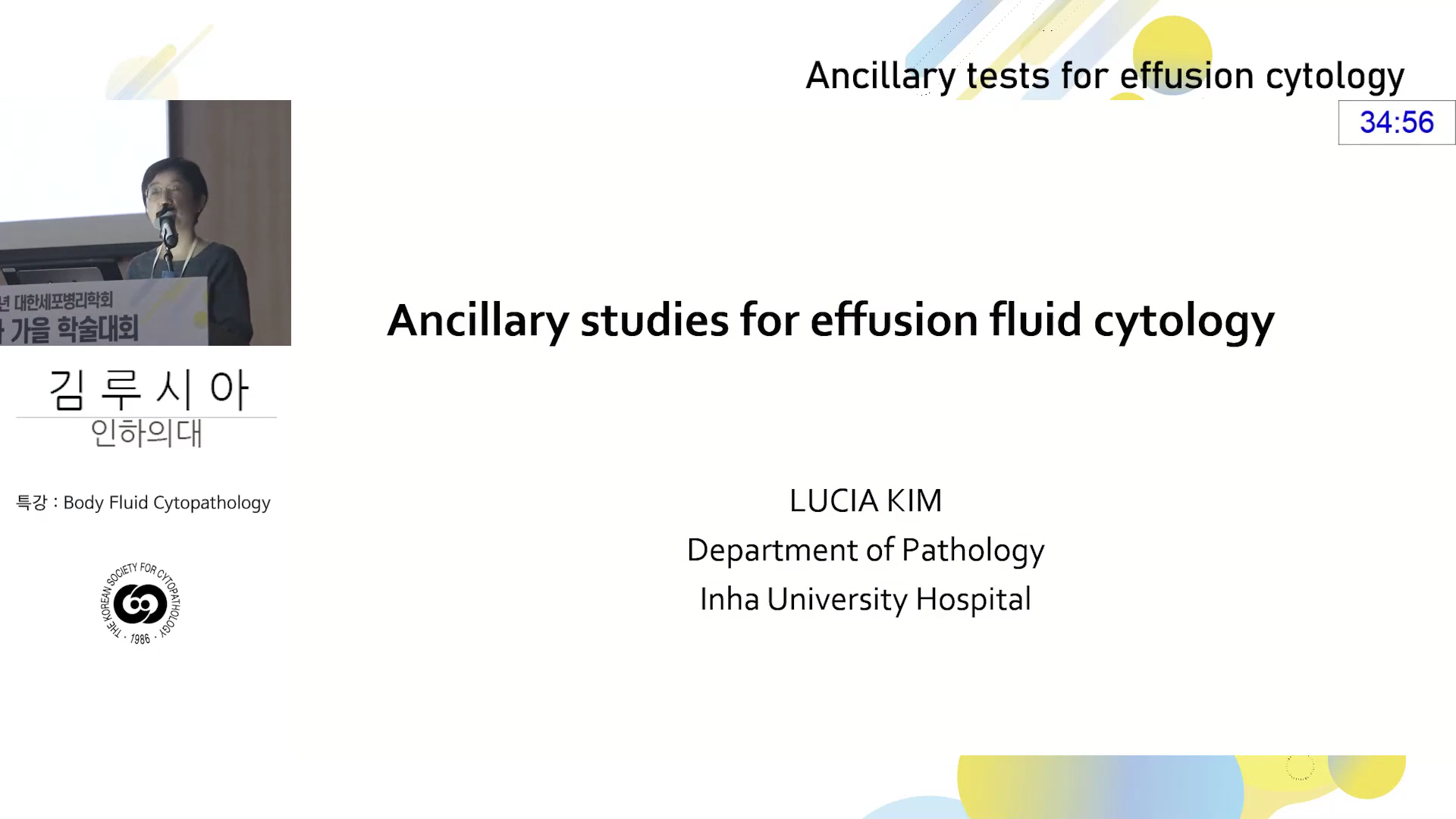 Ancillary tests for effusion cytology