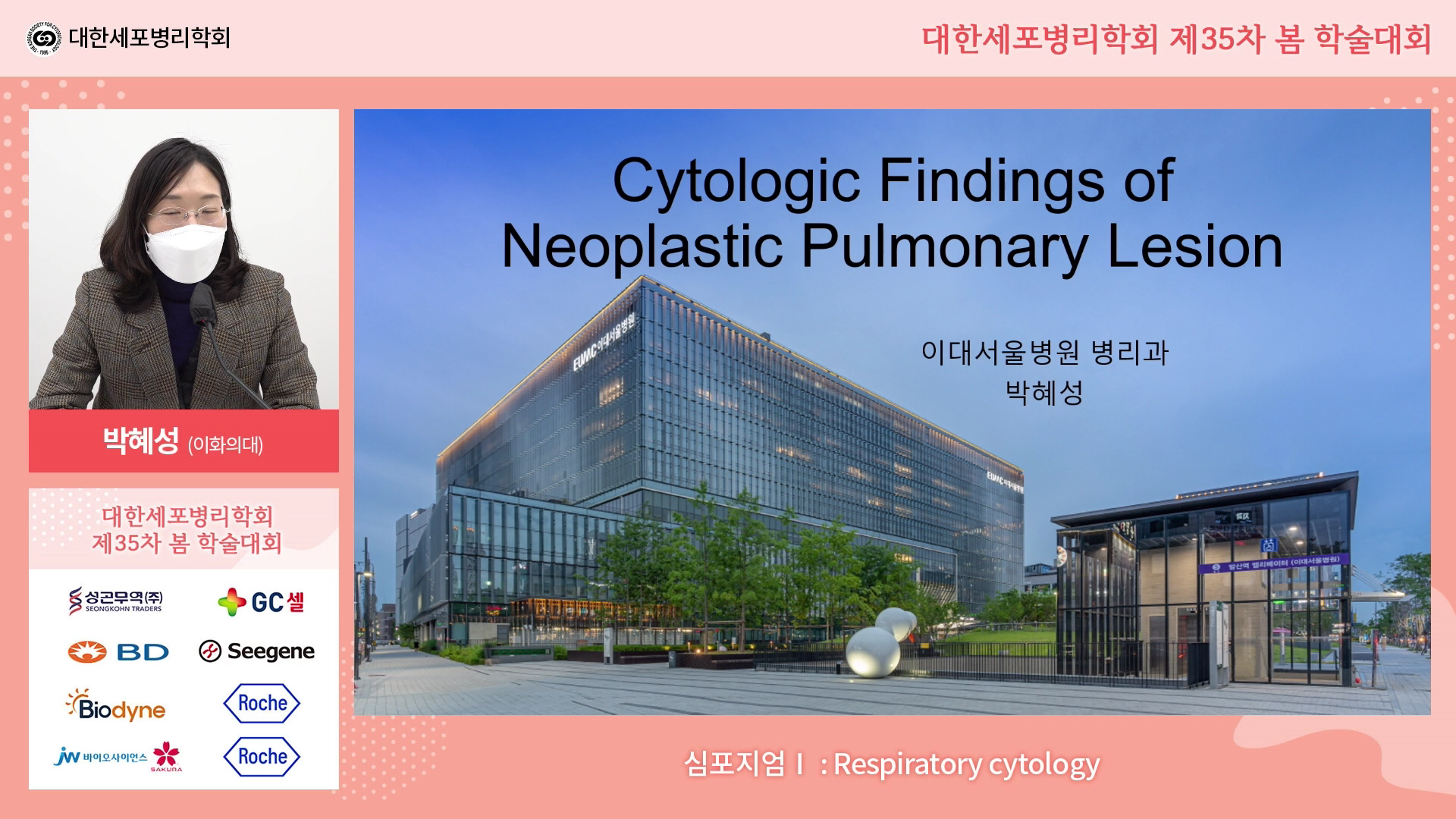 Cytologic findings of neoplastic pulmonary lesions